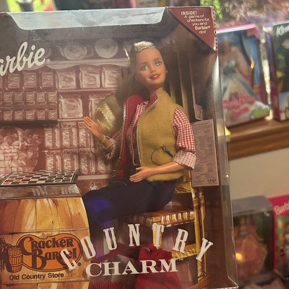 Barbie Cracker Barrel Country Charm Doll with Red and Brown Outfit. - Picture 4 of 12